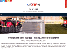 Tablet Screenshot of airdepot.com